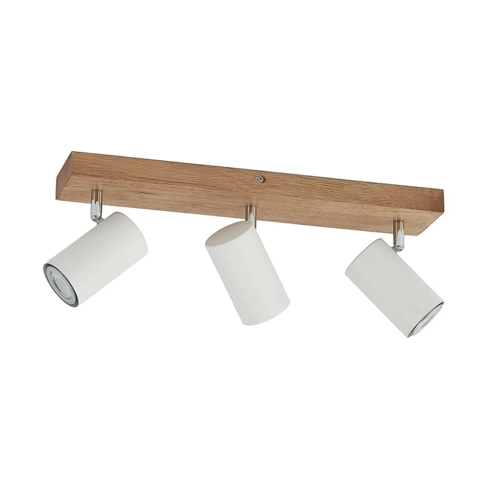 Lindby Maniva loftspot, 44 cm, 3 lyskilder, hvid, GU10