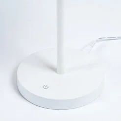 Lindby Milica LED-bordlampe, hvid, dæmpbar
