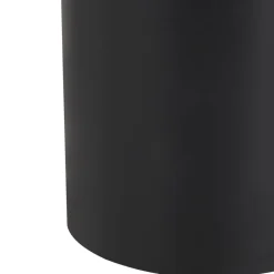 Lindby nedgravningslampe Cliff, Ø 13 cm, rund, sort