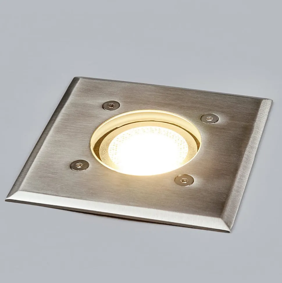 Lindby Nedgravningslampe Insa, 11 x 11 cm, GU10, IP67