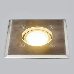 Lindby Nedgravningslampe Insa, 11 x 11 cm, GU10, IP67