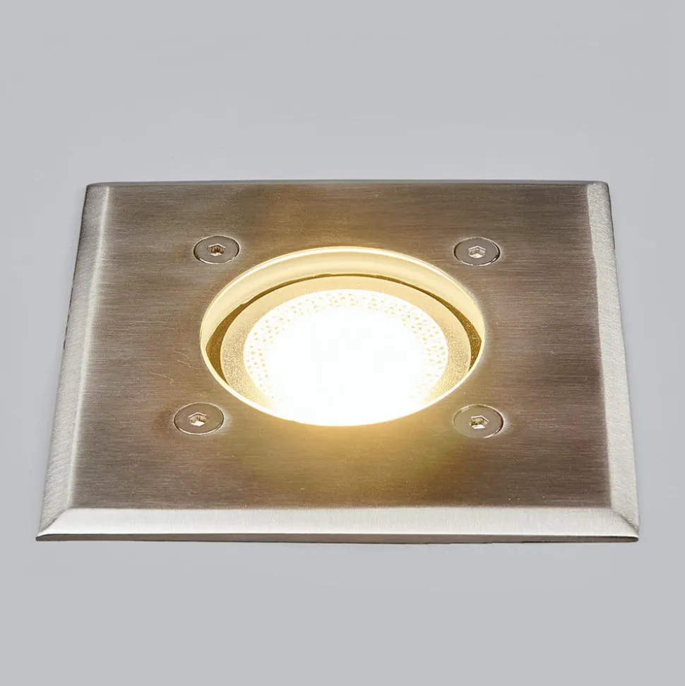 Lindby Nedgravningslampe Insa, 11 x 11 cm, GU10, IP67