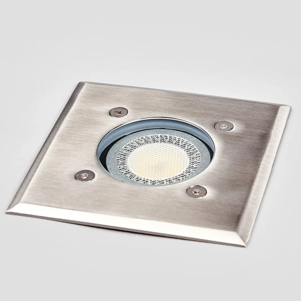 Lindby Nedgravningslampe Insa, 11 x 11 cm, GU10, IP67