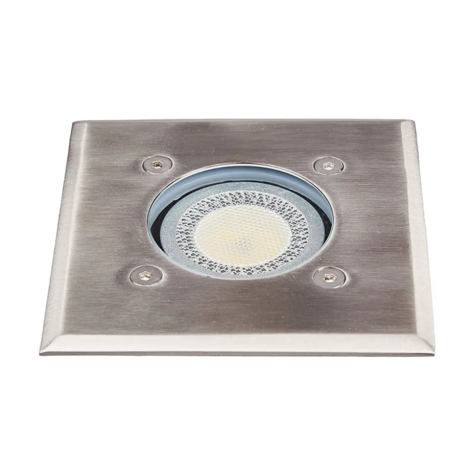 Lindby Nedgravningslampe Insa, 11 x 11 cm, GU10, IP67
