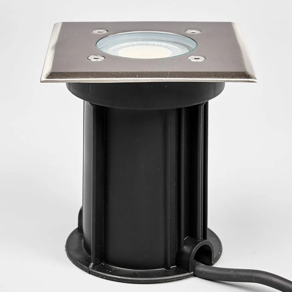 Lindby Nedgravningslampe Insa, 11 x 11 cm, GU10, IP67