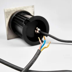 Lindby Nedgravningslampe Insa, 11 x 11 cm, GU10, IP67