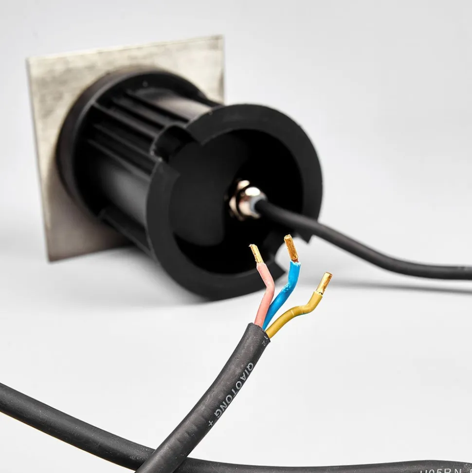 Lindby Nedgravningslampe Insa, 11 x 11 cm, GU10, IP67