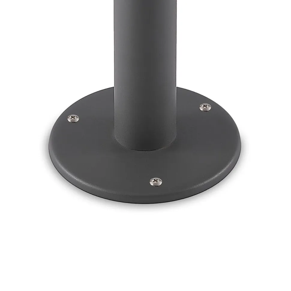 Lindby Ojali vejlampe, rund, mørkegrå