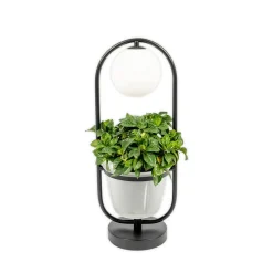 Lindby Orna bordlampe, 1 lyskilde, blomsterampel