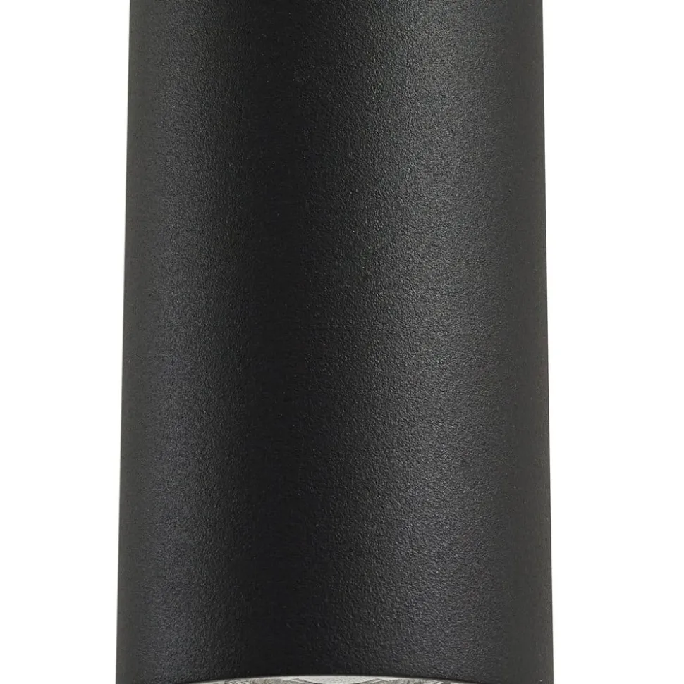 Lindby pendellampe Joffrey, Ø 6 cm, sort, metal, GU10