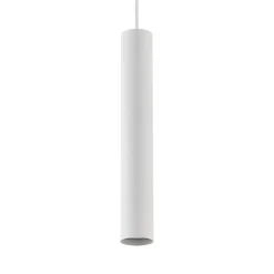 Lindby pendellampe Linaro, 40 cm, hvid, 1-faset, GU10