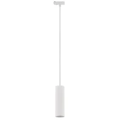 Lindby pendellampe Linaro, 20 cm, hvid, 1-faset, GU10