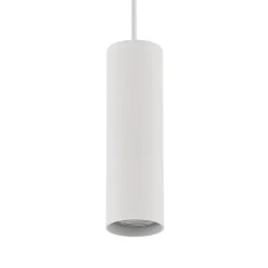Lindby pendellampe Linaro, 20 cm, hvid, 1-faset, GU10