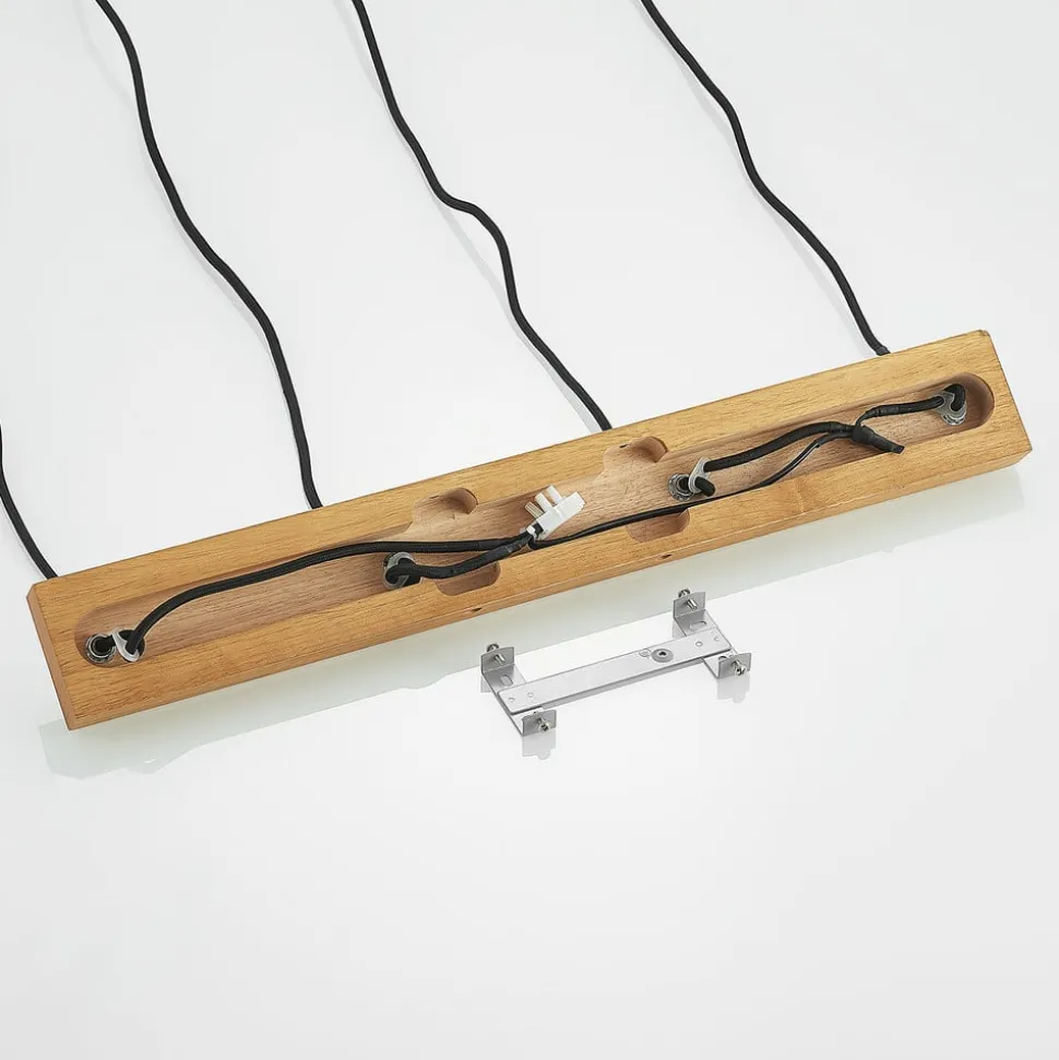 Lindby pendellampe Maniva. 60 cm, 4 lyskilder, sort, GU10