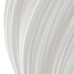 Lindby pendellampe Nuvia, Ø 15,5 cm, hvid, 3D-print