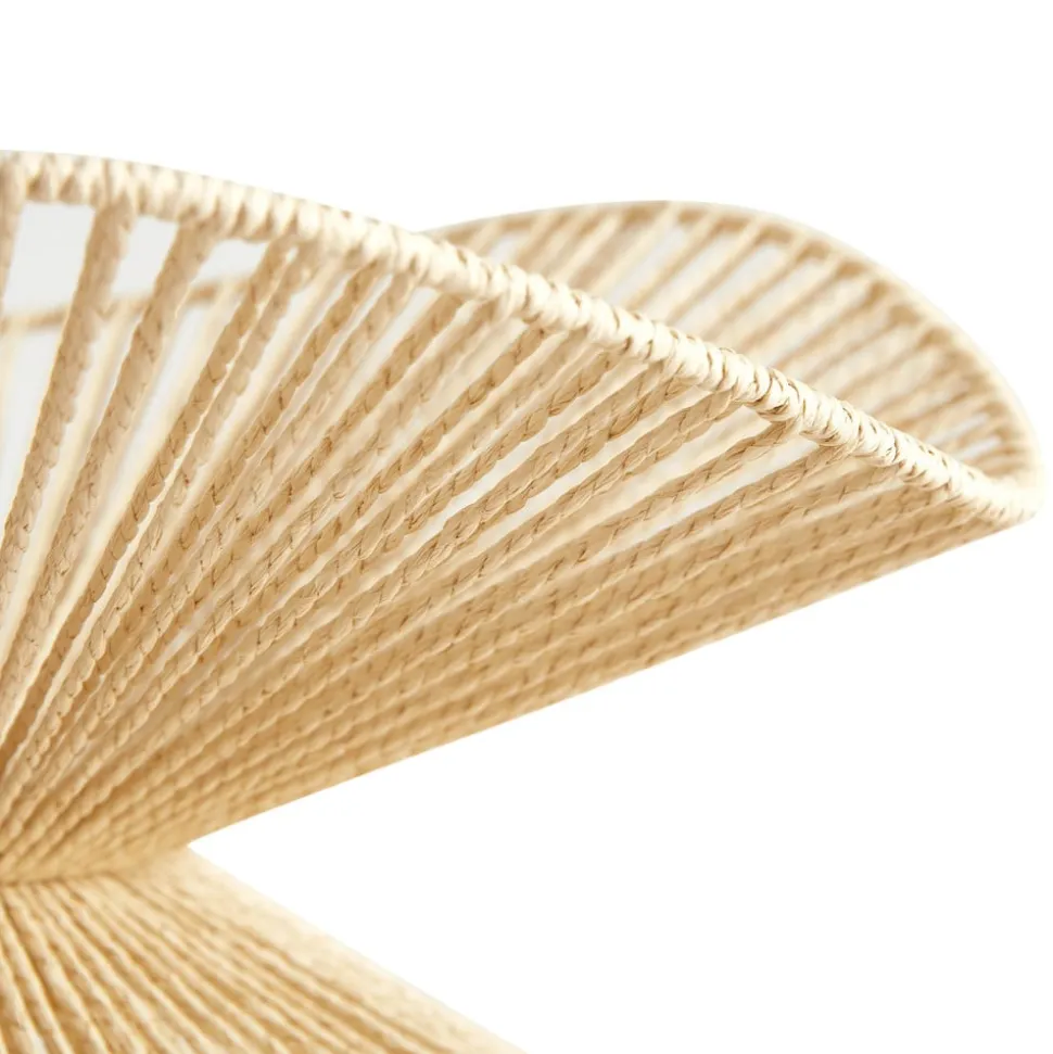 Lindby pendellampe Valdorin, beige, papir, Ø 40 cm, E27