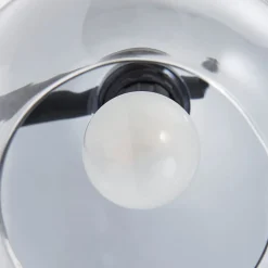 Lindby Pendura væglampe, Ø 15 cm, sort, glas