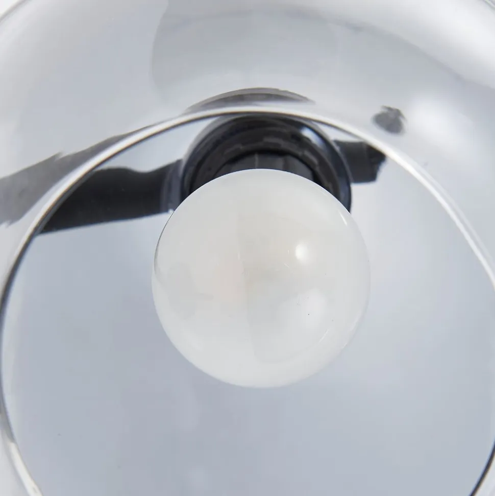 Lindby Pendura væglampe, Ø 15 cm, sort, glas