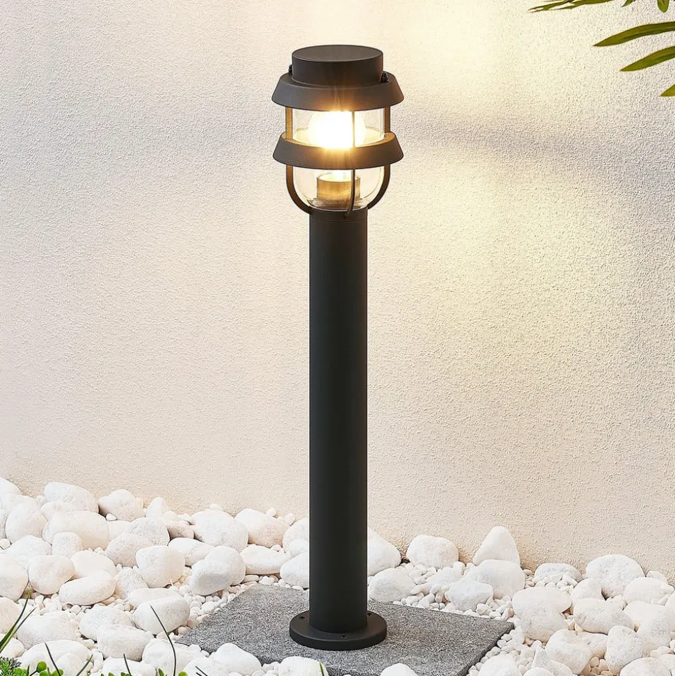 Lindby pullert Alvaro, antracit, 60 cm, IP44, E27