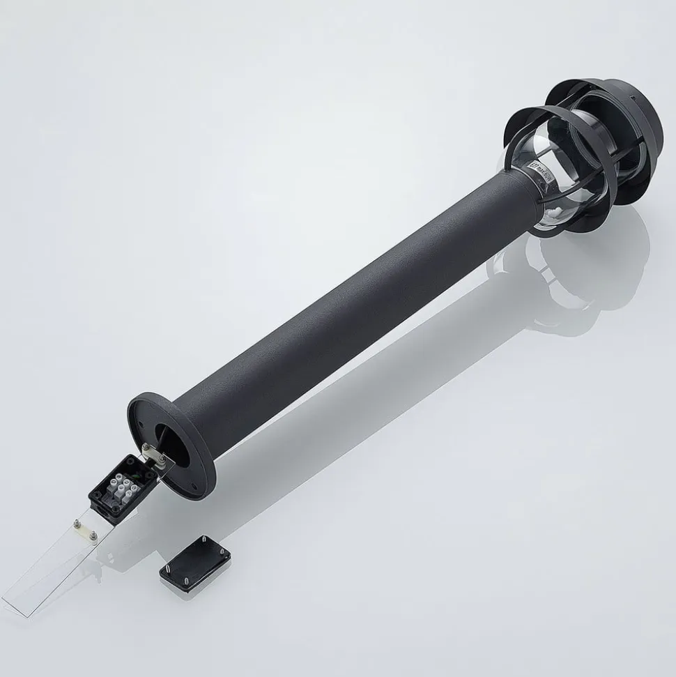 Lindby pullert Alvaro, antracit, 60 cm, IP44, E27