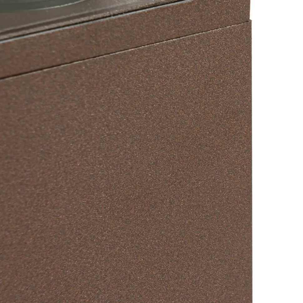 Lindby Robigus sokkellampe, rustfarvet, aluminium
