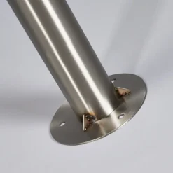 Lindby Samuel udendørslampe, 218 cm, 3 lyskilder, kugle, E27, IP44