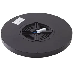 Lindby Smart LED loftlampe Pravin, Ø 30 cm, CCT, sort