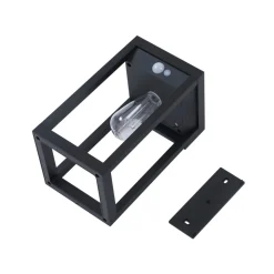 Lindby Smart LED solvægslampe Enea, sensor, CCT, RGB, Tuya