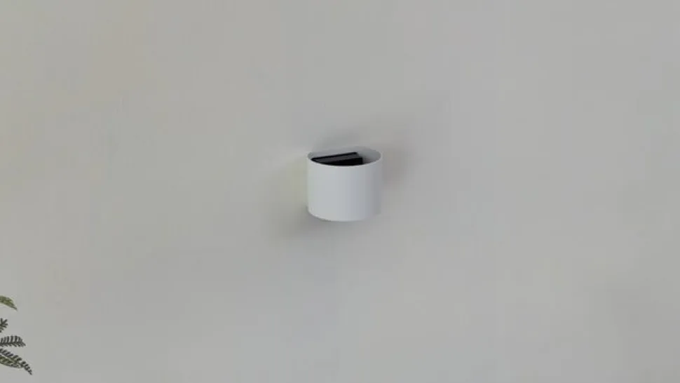 Lindby Smart LED udendørs væglampe Dara hvid rund CCT RGB Tuya