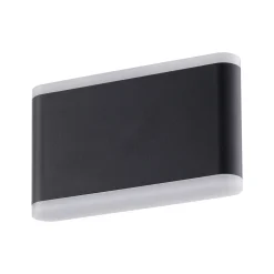 Lindby Smart LED udendørs væglampe Elvi, CCT, RGB, Tuya, IP54