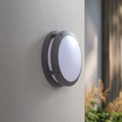 Lindby Smart LED udendørs væglampe Liren CCT RGB Tuya WLAN