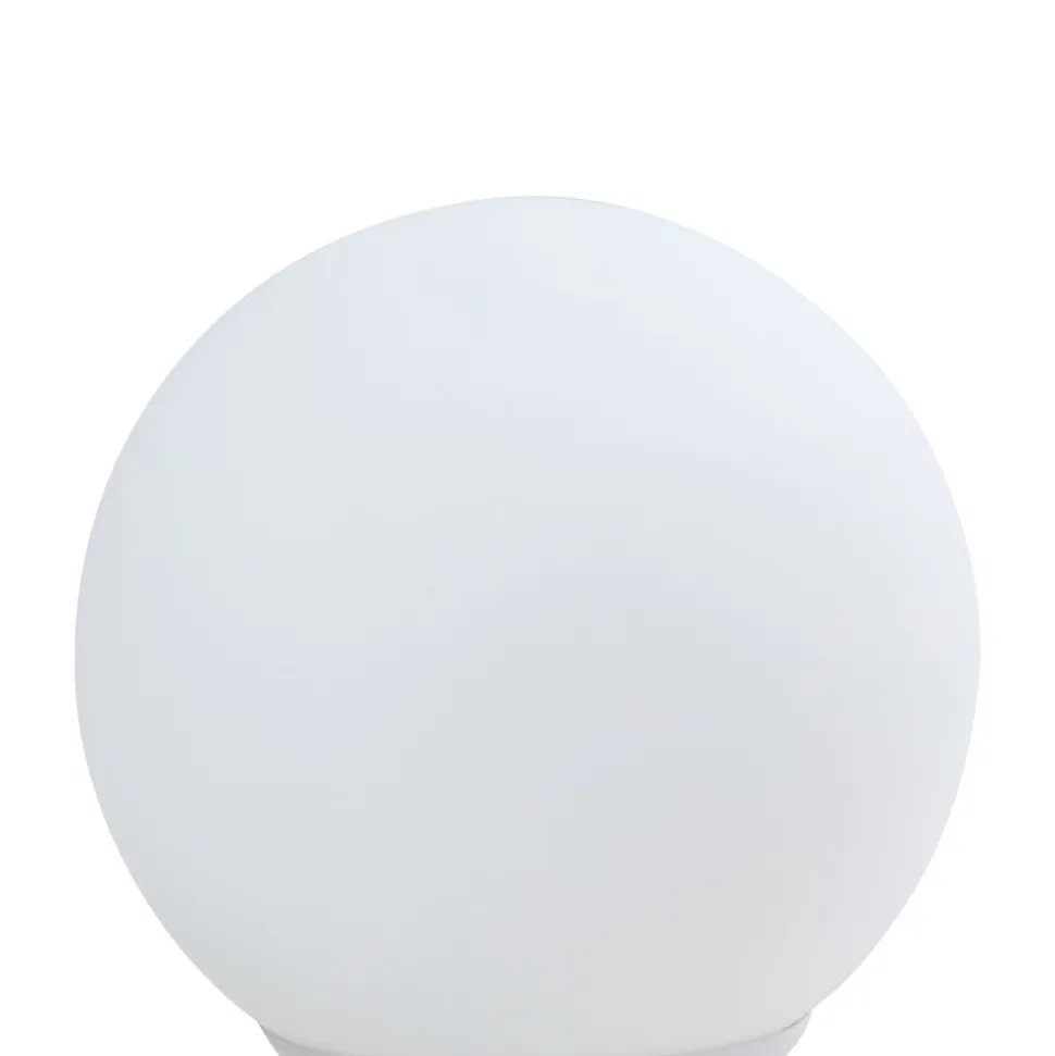 Lindby Smart LED-bordlampe Cosmia, hvid, glas, Tuya
