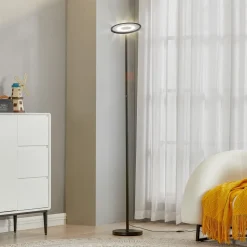Lindby Smart LED-gulvlampe Cilian, CCT, Tuya, ZigBee, Hue