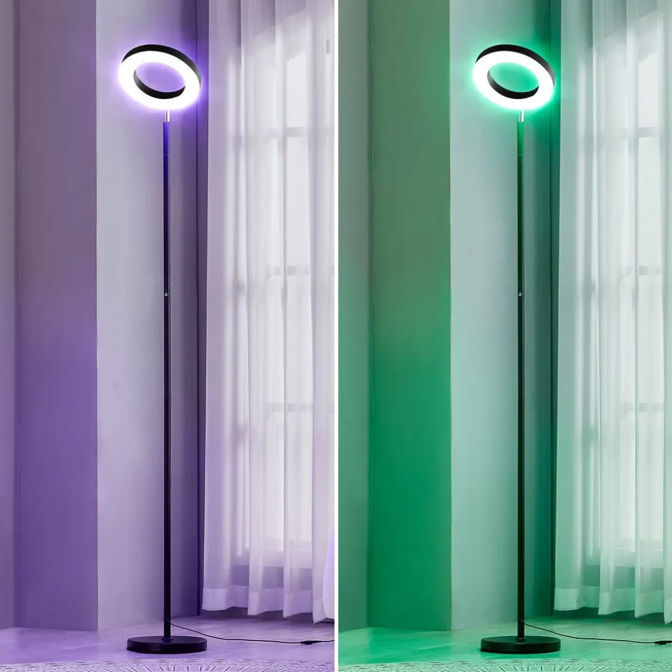 Lindby Smart LED-gulvlampe Cilian, RGBW, CCT, ZigBee, Hue