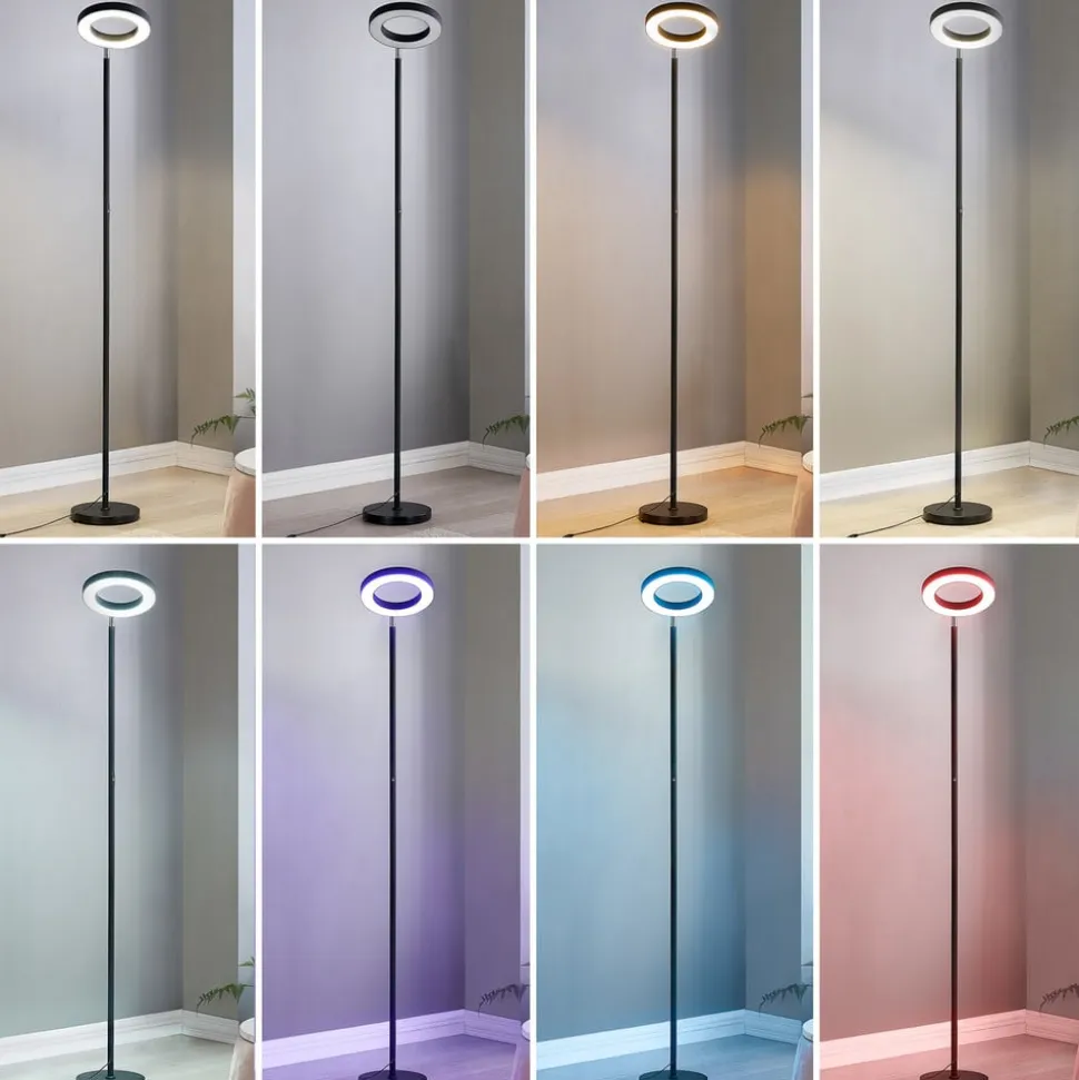 Lindby Smart LED-gulvlampe Cilian, RGBW, CCT, ZigBee, Hue