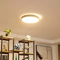 Lindby Smart LED-loftlampe Innes træ Ø39cm RGB CCT Tuya