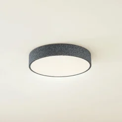 Lindby Smart LED-loftlampe Elmor Ø 45 cm grå RGB CCT