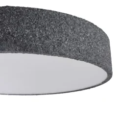 Lindby Smart LED-loftlampe Elmor Ø 45 cm grå RGB CCT