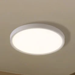 Lindby Smart LED-loftlampe Deika, Ø 40 cm, hvid, Tuya