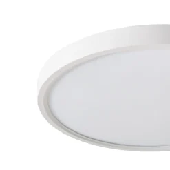 Lindby Smart LED-loftlampe Deika, Ø 40 cm, hvid, Tuya