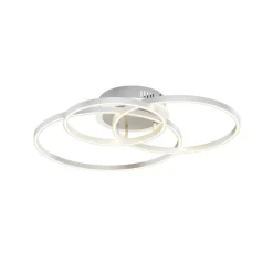 Lindby Smart LED-loftlampe Tula, fjernbetjening, Tuya CCT