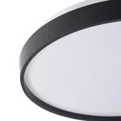 Lindby Smart LED-loftslampe Mirren sort metal CCT Tuya