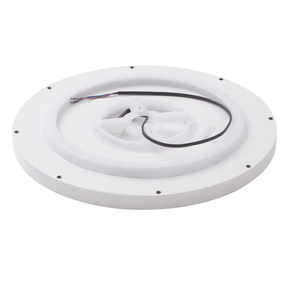 Lindby Smart LED-loftslampe Denora, hvid, RGB, CCT, Tuya