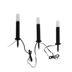 Lindby Smart LED-sokkellampe Elvor, CCT, RGB, Tuya, 3 enheder