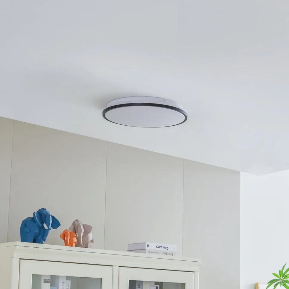 Lindby Smart Swaran LED-loftslampe, Ø39,5 cm, RGB, CCT, Tuya