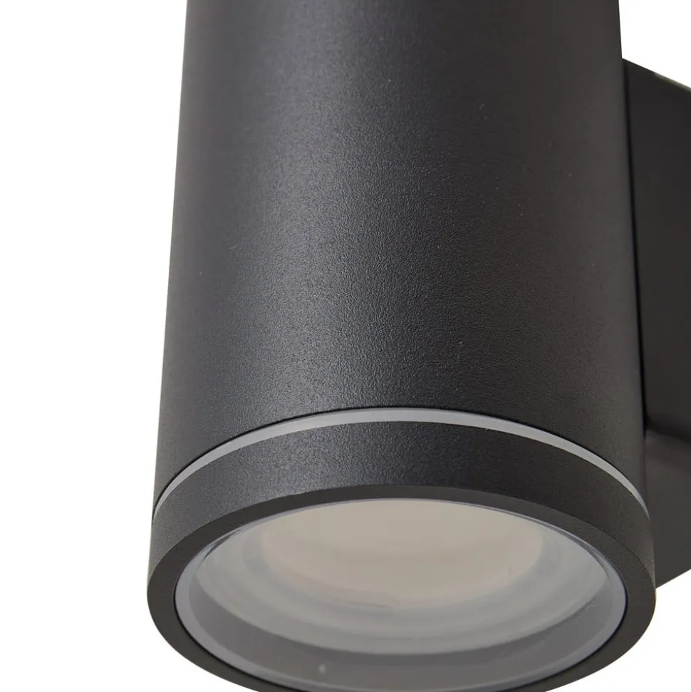 Lindby Smart udendørs LED-væglampe Valtin CCT RGB Tuya IP54