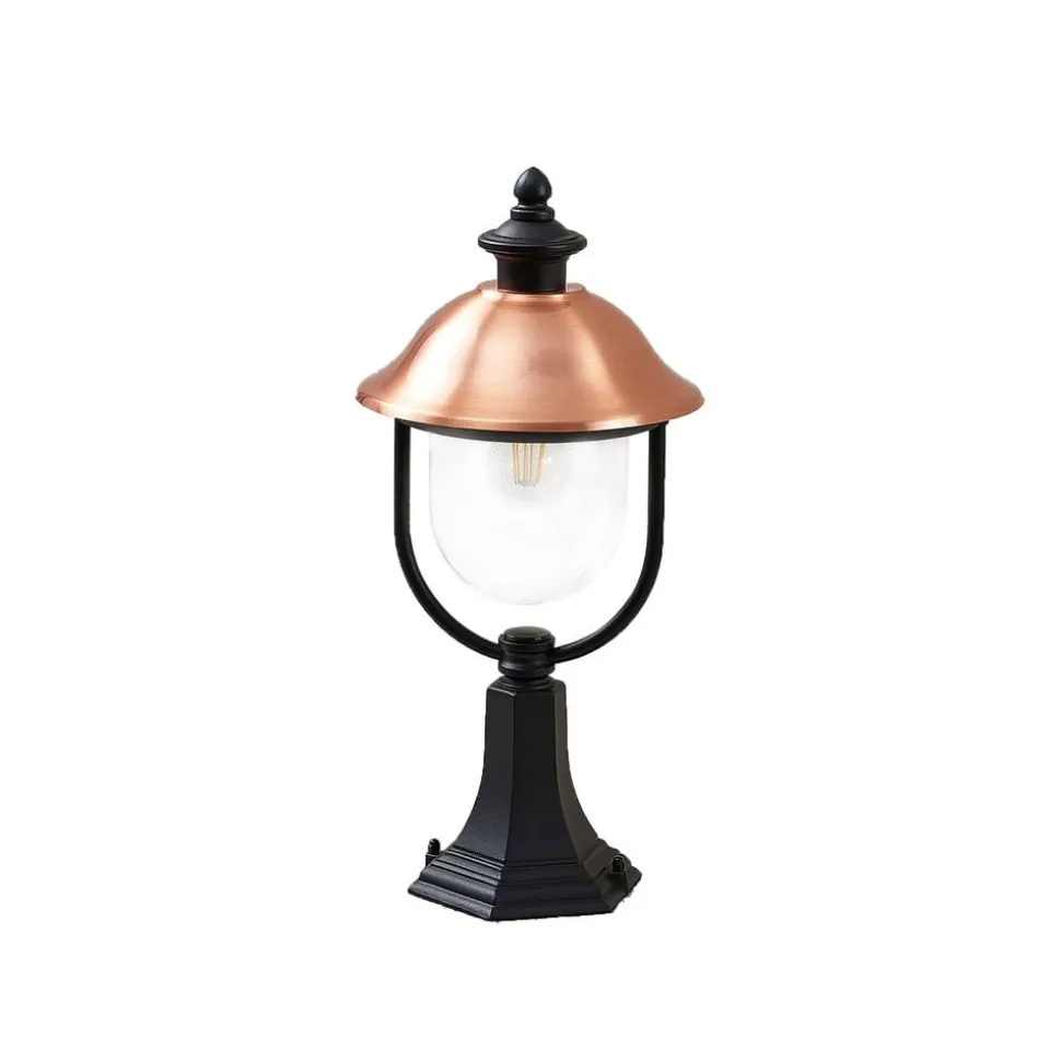 Lindby sokkellampe Clint, 53 cm, metal, saltvandsresistent, E27