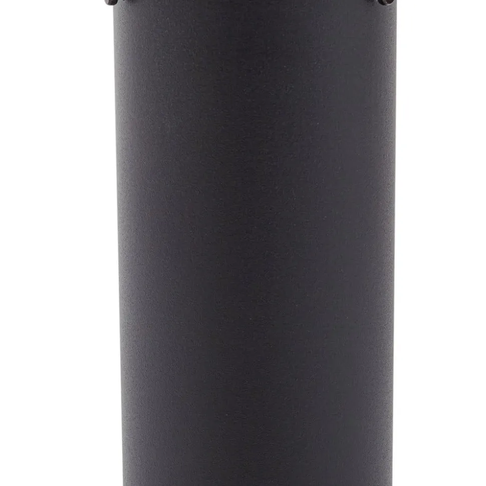 Lindby sokkellampe Dangan, klar, højde 60 cm, glas, metal