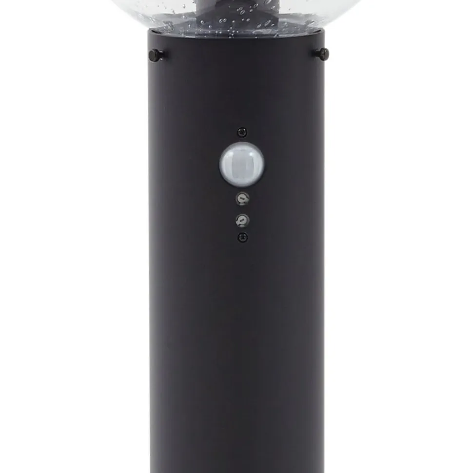 Lindby sokkellampe Dangan, klar, 60 cm, glas, sensor