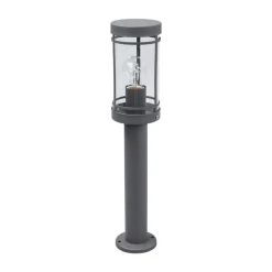 Lindby sokkellampe Djori, 50 cm, antracit, stål, E27
